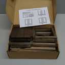 6 Pcs Wooden Wedding Lantern Centerpiece, Candle Holder for Table Fireplace (No Candles & Flowers), Rustic Farmhouse Decor for Home Christmas Wedding Party (6 PCS)