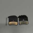 SHIMANO H03c Metallic Disc Brake Pad (Uni, Silver and Black)
