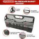 8531233 WP8562043 Dishwasher Silverware Basket(19"x3.4"x9") by puxyblue - Compatible with WhirlPool KitchenAid GE KenMore Dishwasher Utensil Rack Basket - 3 YEARS EXCHANGE