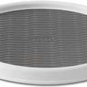 Copco Basics Non-Skid Pantry Cabinet Lazy Susan Turntable, 12-Inch, White/Gray, 1 Count (Pack of 1)