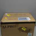 Alpha Living Pack of 4 Chafing Dish Full Set Stainless Steel Catering Chafer with Lids, Pans & Fuel Holders Buffet Food Warmers for Parties, Events & Weddings Alpine Gray Handles