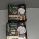 Depend Real Fit Adult Diapers, Incontinence Underwear for Men, Disposable, Maximum Absorbency, Large/Extra Large, Grey, 12 Count, Packaging May Vary