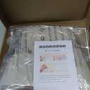 Beige Lamp Shade, 8''x8''Top 13''x13''Bottom 10'' Height, Square Lampshade Replacement Lamp Shade Natural Linen Hand Crafted for Table Lamps Floor Lamps Pendent Light, Assembly Required