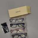 Gaoye 1.75 Professional Reading Glasses for All Day  Computer Readers with Blue Light Protection  Value Pack