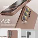 for Samsung Galaxy S26 Ultra Case, Liquid Silicone Cover with Camera Protection Anti-Scratch Soft Microfiber Lining Shockproof Protective Phone Case for S26 Ultra 6.9", Light Brown