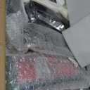 Headlights Tail Lights Assembly Combo Compatible with 2003-2006 Chevy Silverado 1500 2500 3500, 07 Silverado Classic Black Housing Amber Corner Headlamp+ Red Taillights Rear Brake Lamp