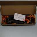 4 Pcs Fall Stems Artificial Ficus Branches, 47.2 Inch Faux Eucalyptus Stems Fall Decor, Fake Leaves Fall Decorations for Home, Autumn Table Decor Fall Branches for Vase Filler Centerpieces