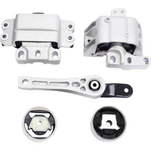 Engine Motor and Transmission Mount Compatible with Jetta 2014-2018 1.8L1.4L L4 & Passat 2014-2017 1.8L L4 & Beetle 2018-2019 2.0L Turbocharged 5-Piece Set /A6929 A4928 A4925 A6962 A6966