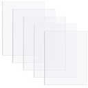 Zonon Clear Polycarbonate Sheets Plastic Sheet Shatter Resistant Plastic Panel for DIY Crafts Document Picture Frames, Easy to Cut Bend Mold(200 Pcs,8 x 10 x 0.02 Inch)
