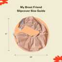 My Brest Friend Nursing Pillow - Deluxe - Enhanced Comfort w/ Slipcover - Ergonomic Breastfeeding Pillow For Ultimate Support For Mom & Baby - Adjustable Pillow W/ Handy Side Pocket, Soft Rose