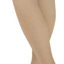 LIN PERFORMANCE 15-20 mmHg Medical Footless Compression Stockings for Women Men Thigh High Dot-Top Support Compression Leg Sleeves for Varicose Veins (Nude,XXL)