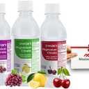 Wellness Reset Gift Bundle  Includes Three Swan Magnesium Citrate 10 oz. Bottles - Cherry, Lemon & Grape + Exclusive Masterpax Collectible Card  Curated & Shrink-Wrapped