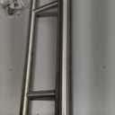 Brushed Nickel Grab Bar 17 Inch w/Towel Holder, iHansee Stainless Steel Shower Towel Bar Bathroom Balanced Support Handle, Wall Mount Safety Handrail Grab Rail for Elderly Senior Handicap Disabled