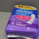 Always Discreet Adult Incontinence Pads for Women, Drier vs Poise, 6 Drop Long Length, Extra Heavy Absorbency, Pads for Bladder Control Management, Bladder Leaks, & Postpartum Pads, 45ct