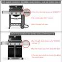 Genesis II Flavorizer Bars Replacement Parts for Weber Genesis II Grill Parts GS4 66032 66795 Flavor Bars Weber Genesis II 300 Series ii E-310 ii E-315 ii E-335 ii S-310 ii S-335 ii S-345 ii SE-335