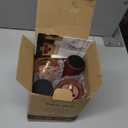 Wood Furniture Legs 4 Inches, Round Brown Sofa Legs Set of 4, Chair Legs, Replacement Couch Legs for Armchair, Cabinet, Mid Century Modern Dresser Or Home DIY Projects Bun Feet