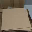 3 x 3" Square Brown Chipboard  Medium Weight 30 Point Thick Cardboard | Hardboard, Custom, Product and Environmentally Friendly Packaging Boxes | 25 Sheets per Pack
