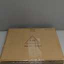 Snazzify 16x12 Inch WallMounted Mirror with Shelf and Hooks, White Decorative Entryway Mirror with Storage for Hallway, Bathroom, or Bedroom  4in Shelf Width, Black