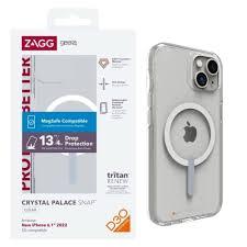 ZAGG Gear4 Crystal Palace Snap Case - Clear iPhone Case, D30 Drop Prot 6.1 2022