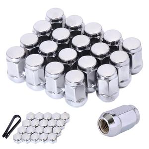 1/2x20 Lug Nuts 1/2-20 Chrome 19mm (3/4") Hex 1.38" Long Set of 20 Acorn Lug Nuts Wheel Lug Nut Fit for Jeep Wrangler JK Jeep Grand Cherokee etc