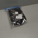 BRKURLEG Black Dog Coat with Harness, Dog Winter Jacket, Dogs Onesie Body Warm Jackets, Small Dogs Winter Coats Reflective Windproof Warm Cold Weather Coats, Pet Waterproof Jacket Hiking Small