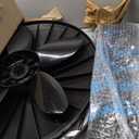Lasko Oscillating Cyclone Pedestal Fan, Adjustable Height, Timer, Remote Control, 3 Speeds, for Bedroom, Living Room, Home Office, 18", Black, 1843