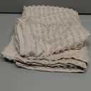 WARMDERN Beige Pillow Covers Queen Standard Pillow Cases Soft Microfiber Pillow Cases Set of 6 Boho Textured Pillowcase with Envelope Closure(Beige, Queen/Standard, 3Pack)