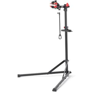 CXWXC Bike Repair Stand - Maintenance Workstand for Mountain and Road Bikes (B: Black Red)