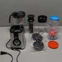 Uten 5-in-1 Smoothie Blender 42 oz/1.25L, Multi-Functional Mixer, Smoothie Maker, Juicer, Grinder with 304 Stainless Steel Blades, BPA-Free, Dishwasher Safe, Includes 3 Blender Cups & 2 Travel Bottles