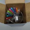 Stainless steel measuring cup set, consisting of 8 cups, suitable for cooking and baking.