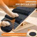 Upgraded Dog Ramps for Stairs, Adjustable Stair Ramp for Dogs (4.7"–7")