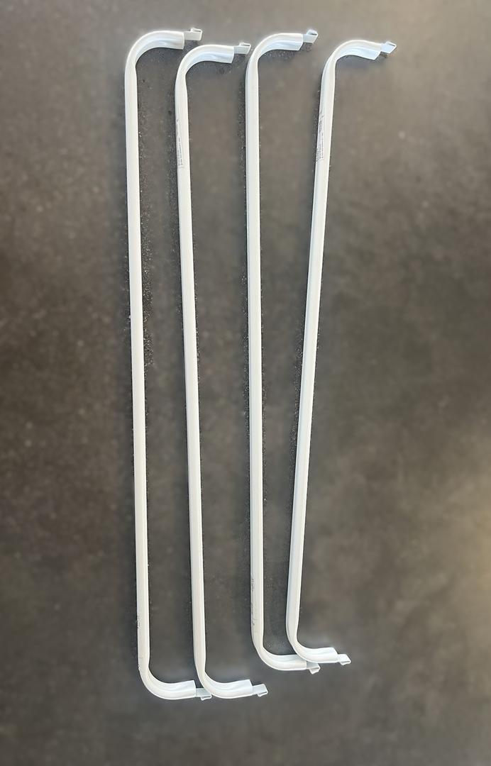 IKEA Algot Shelves, Brackets, Baskets For Closet Organizer, Pack of 4