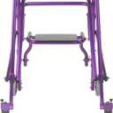 Inspired by Drive Nimbo 2G Mobility Aid Lightweight Posterior Walker with Seat, Large, Wizard Purple