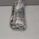 Artoid Mode Buffalo Plaid Xmas Tree Merry Christmas Kitchen Mats Set of 2, Winter Home Decor Low-Profile Kitchen Rugs for Floor - 17x29 and 17x47 Inch (Black/Beige)