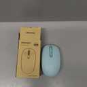 TECKNET Wireless Mouse for Laptop, 2.4G Quiet Computer Mouse with USB Receiver, 4 Buttons Portable Cordless Mice for Chromebook, Laptop, PC, Mac, 800/1200/1600 DPI - Mint Green