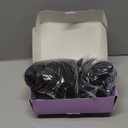 Afro Kinkys Bulk Human Hair for Braiding 2 Bundles 100g Afro Kinky-curly Human Bulk for Twist Braids 4C Kinkycurly Bundles for Mini Twists or Locs Extension Soft Cuban Kinky Twist Braiding Hair 14in (Natural Black 100g)