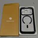 Miracase Magnetic for iPhone 17 Pro Case 6.3" [Compatible with MagSafe] Full-Body Phone Case with Built-in Glass Screen Protector & Camera Control,Drop Proof iPhone 17 Pro Cover, Black