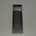 PATIKIL 10 x 3 Inch Door Air Vent Cover, Heavy Duty Aluminum Grille Ventilation Cover Louvered with Mounting Screws for Cabinet Wardrobe Door, Black Missing Screws