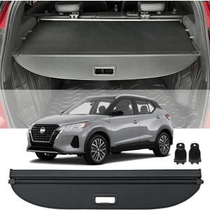 Cargo Cover Compatible with 2018-2024 Nissan Kicks Trunk Cover Retractable Rear Trunk Security Cover Kicks Accessories Shielding Shade Privacy Screen Cargo Cover