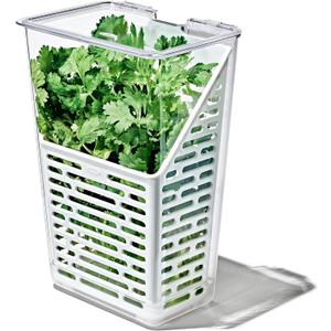 OXO Good Grips Produce Saver  Herb Keeper, 4.5 x 6.0 x 11.3 in, White