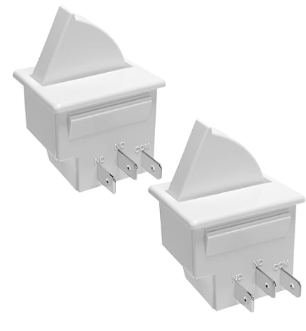 7 Pcs Refrigerator Door Light Switches, Upgraded 3 Pin Fridge Light Switch for GE, Whirlpool, Maytag, Admiral, Amana, Crosley, Jenn-Air, Kenmore, KitchenAid, Magic Chef