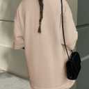 PRETTYGARDEN Women's 2 Piece Lounge Sets 2025 Summer Short Sleeve Tunic Tops Drawstring Shorts Matching Outfits Tracksuits (Beige, Small) (S)