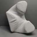 SAHEYER Side Sleeper Pillow with Arm Hole, Upgraded Shoulder Relief System for Neck Pain, Multi-Angle Memory Foam Pillow for Adults Side, Back and Stomach Sleeper Pressure-Free Sleep(White)