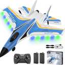 4DRC G1 RC Plane for Adults Kids, RC Airplane Fighter Jet 2.4GHz 4 Channel 6-axis Gyro Stabilizer RTF Glider Aircraft Plane Toys, Easy to Fly Remote Control Airplane Glider for Kids & Beginners