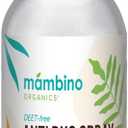 Anti-Bug Spray DEET-Free  Organic, All-Natural Bug Spray Travel Size with Essential Oils  Non-Toxic, Reef Safe, Face-Safe Bug Repellent for Babies, Kids, Adults by Mambino Organics, 2.7oz