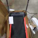 Portable Treadmill with Handle, 3.0HP Walking Pad Treadmill, Electric Compact Treadmills,Treadmills for Home Small Space with 12 Preset Programs, Walking Pad with Handle,300 LBS Capacity(Black Red)