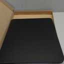 Appliance Slider 360 Rolling Tray for Coffee Maker Bamboo Coffee Pot Slider Tray for Countertop Rotation Sliding Tray with Wheels, Appliances Mat Easily from Under The Cabinet Black(15.7"13")