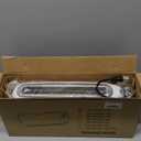 SEEDEEM 2 Slice Slim Toaster, Single 10" Long Slot Toaster Fits Bagels & Artisan Bread, 6 Shade Settings, Cancel/Reheat/Defrost, Removable Crumb Tray, Auto Shut-Off, White (3.54 x 14.37 x 6.89 inches)