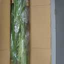 3ft Artificial Plants Onion Grass, 35 in Fake Shrubs Wheat Grass in Pot, for Indoor Outdoor Garden Office Home Decor, Faux Plant Greenery, Green
