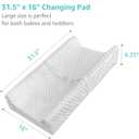 YENING Soft Baby Changing Pad for Dresser Diaper Changing Table Mattress with Cover for Babies and Toddlers Waterproof